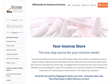 Tablet Screenshot of incense-incense.com